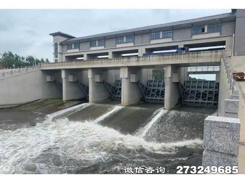 临沭县排涝站流量控制闸门