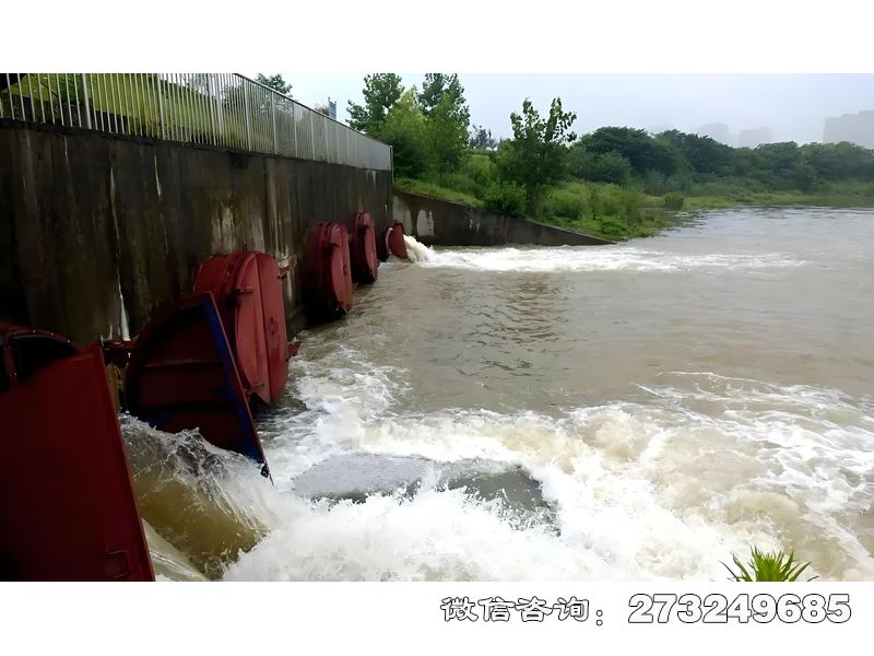 滨江灌溉渠首潮门拍门