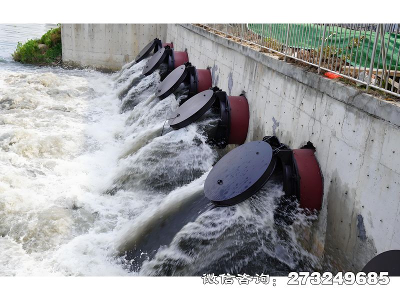 滨江地下管廊潮门拍门