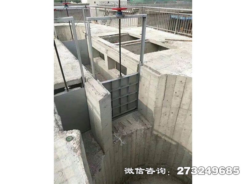 长武县冲砂渠道机闸一体闸门