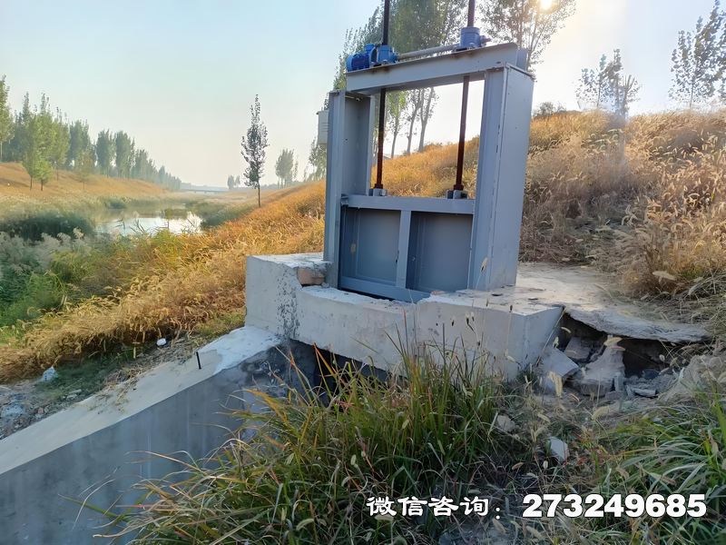 常山县进水渠道闸