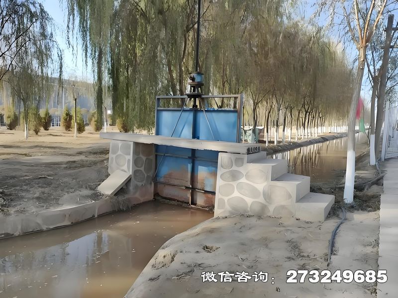 常山县排水河道闸