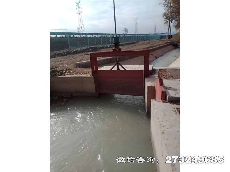 临沭县河道交汇处闸