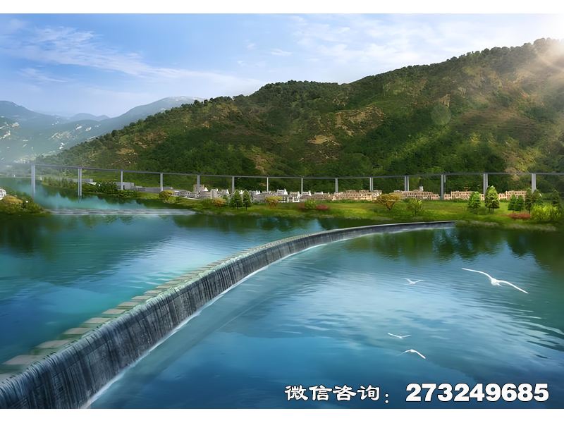 常山县河道景观液压坝