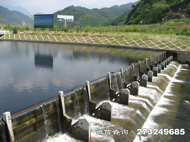 常山县湖泊景观钢坝