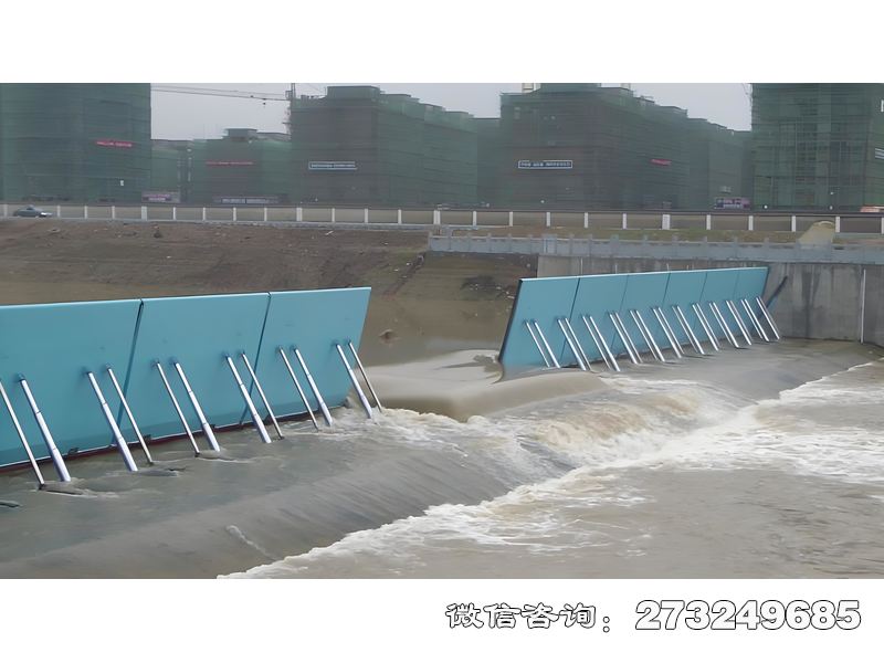 长武县城市河道生态岸线坝