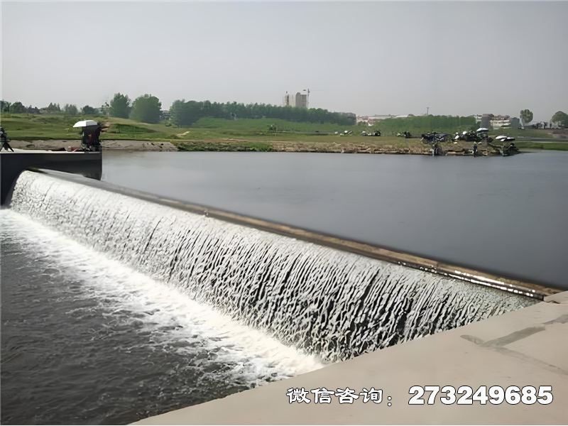 长武县水库溢洪道钢坝