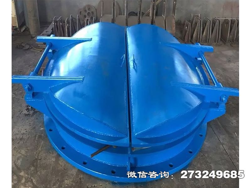 铸铁圆形双开启闭拍门