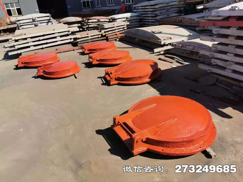 铸铁圆型管道拍门