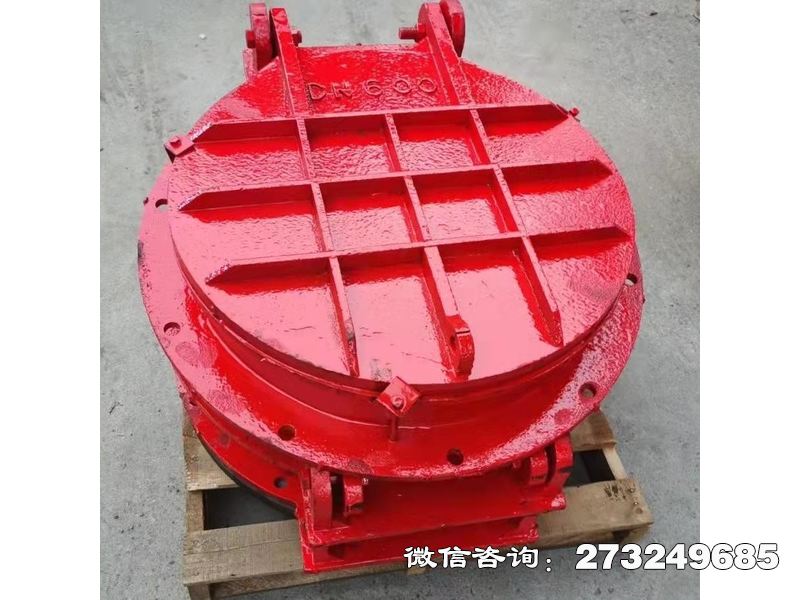 常山县铸铁圆形涵洞拍门