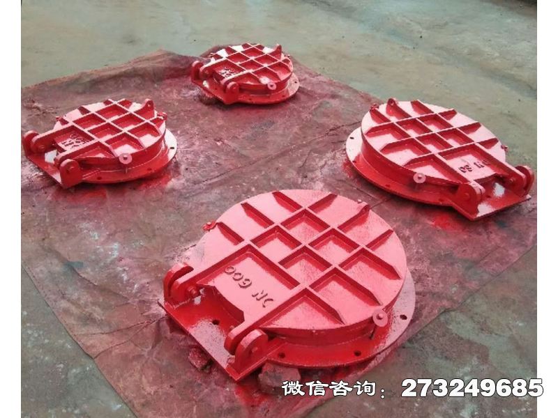 长武县铸铁圆形暗渠拍门