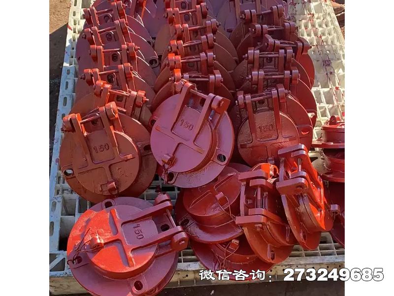 长武县方形泵站铸铁挡水闸