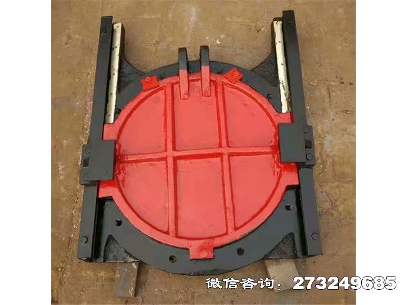 常山县圆形水库防洪铸铁门