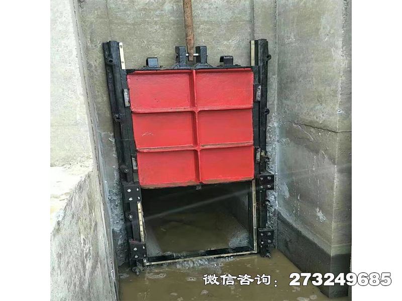 常山县渠道铸铁排水方闸