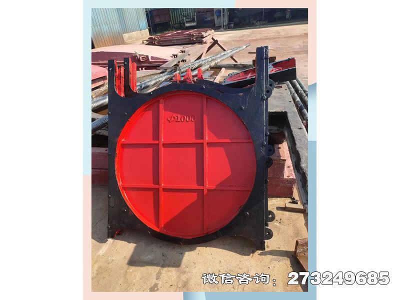 平阴县拦水铸铁堤坝圆型闸